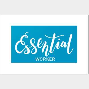 Essential worker Posters and Art